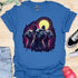 Bulldog & Moon - V2 - Stylish Red Eye T-Shirt